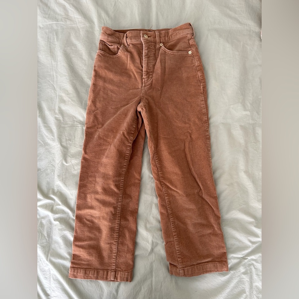 Express Corduroy cropped wide leg pants - Picture 5 of 5
